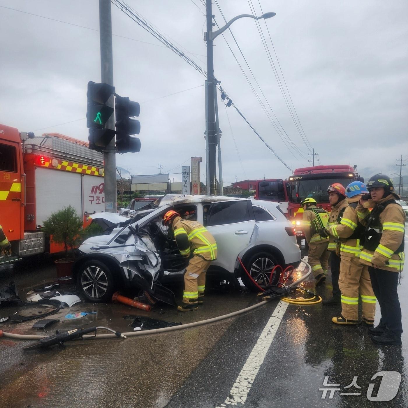 본문 이미지 - 포천 사고 현장(포천소방서 제공. 재판매 및 DB 금지)/뉴스1