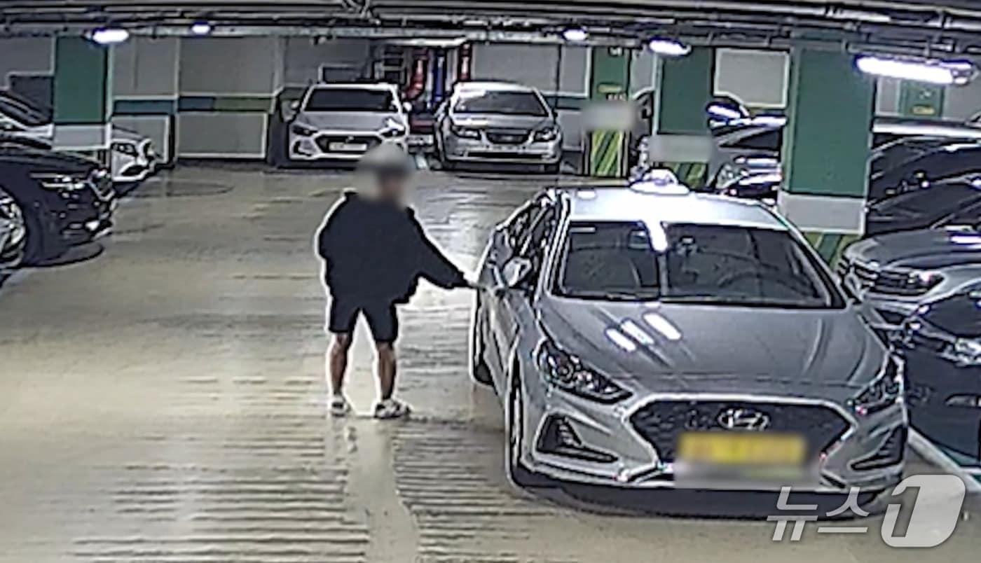 유성경찰, 차량 절도 미수 10대 현행범 체포. (대전경찰청 제공. 재판매 및 DB금지)2025.8.13/뉴스1