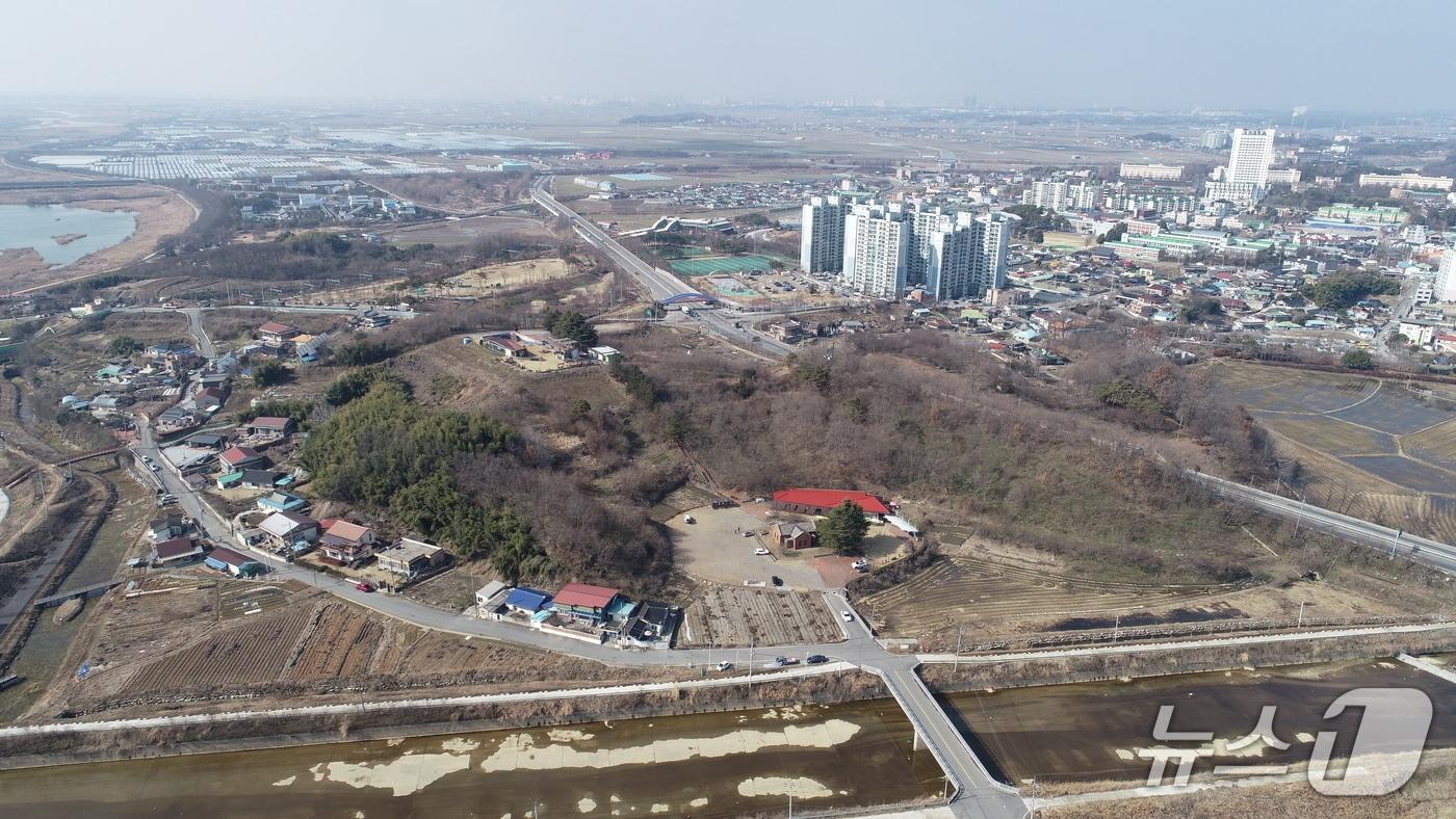 전북 완주군이 삼례토성의 역사적 가치를 밝히기 위한 발굴조사에 착수했다.(완주군 제공. 재판매 및 DB금지)2025.8.13/뉴스1