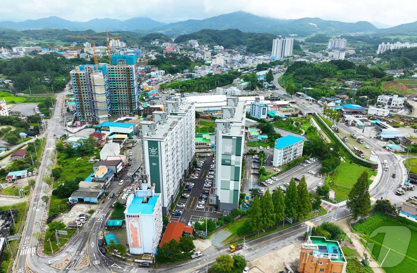 전남 보성군 보성읍 성암해그린아파트 전경.(보성군 제공. 재판매 및 DB 금지)