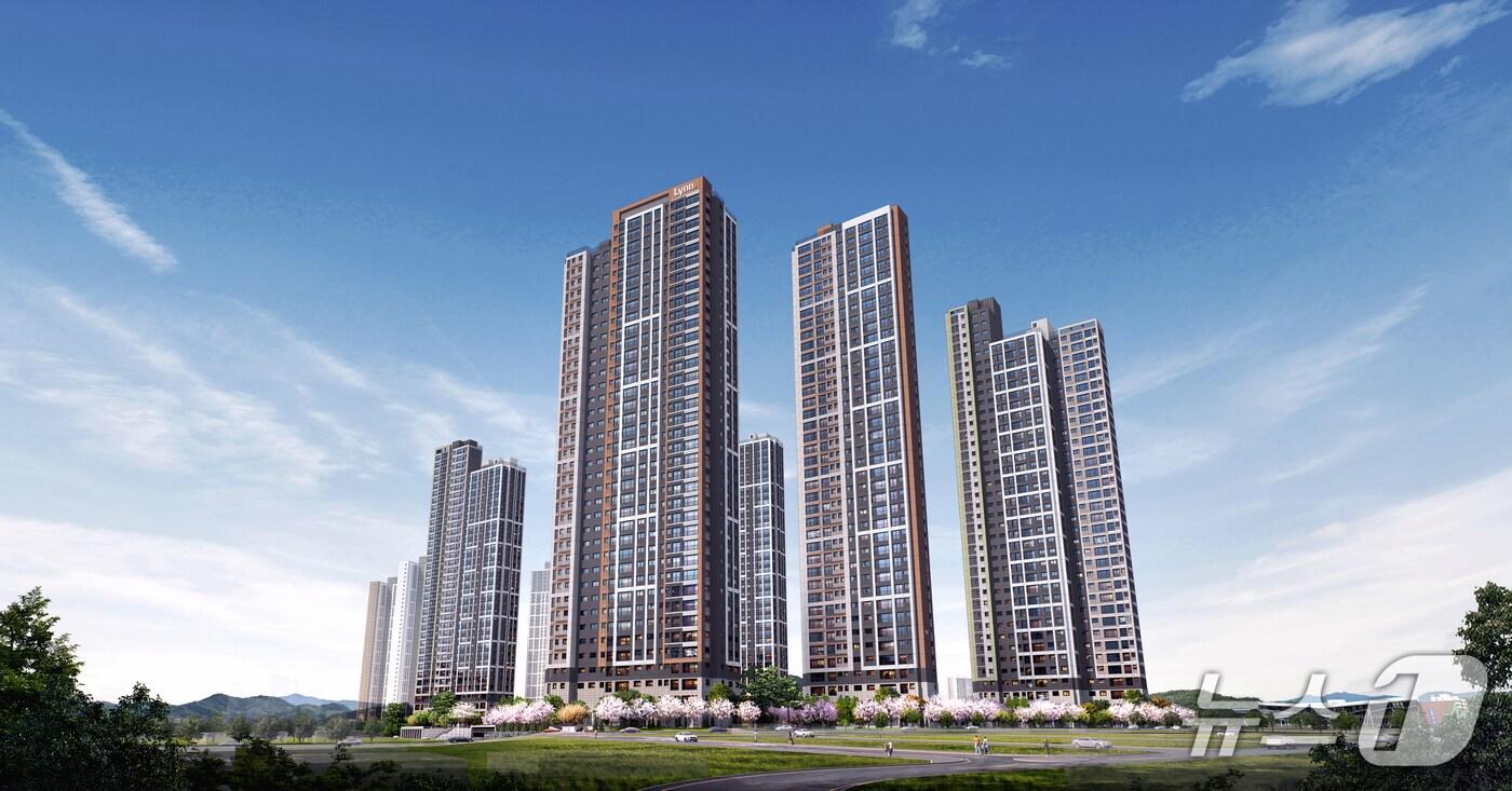 원주역 우미린 더 스텔라 투시도. &#40;우미건설 제공. 재판매 및 DB금지&#41; 2025.8.13/뉴스1