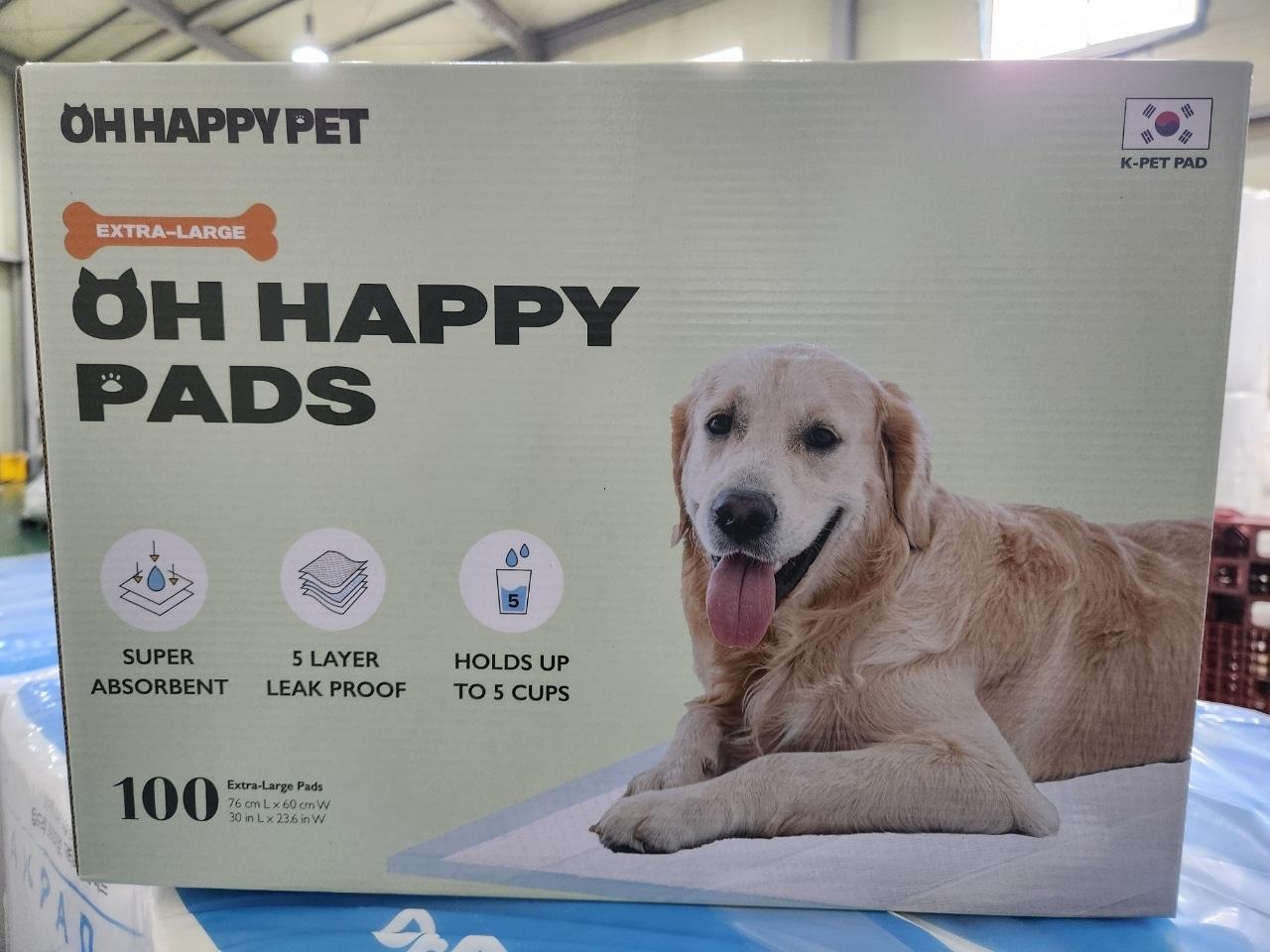 본문 이미지 - 대경산업의 미국 수출용 반려동물 배변패드(대경산업 제공) ⓒ 뉴스1