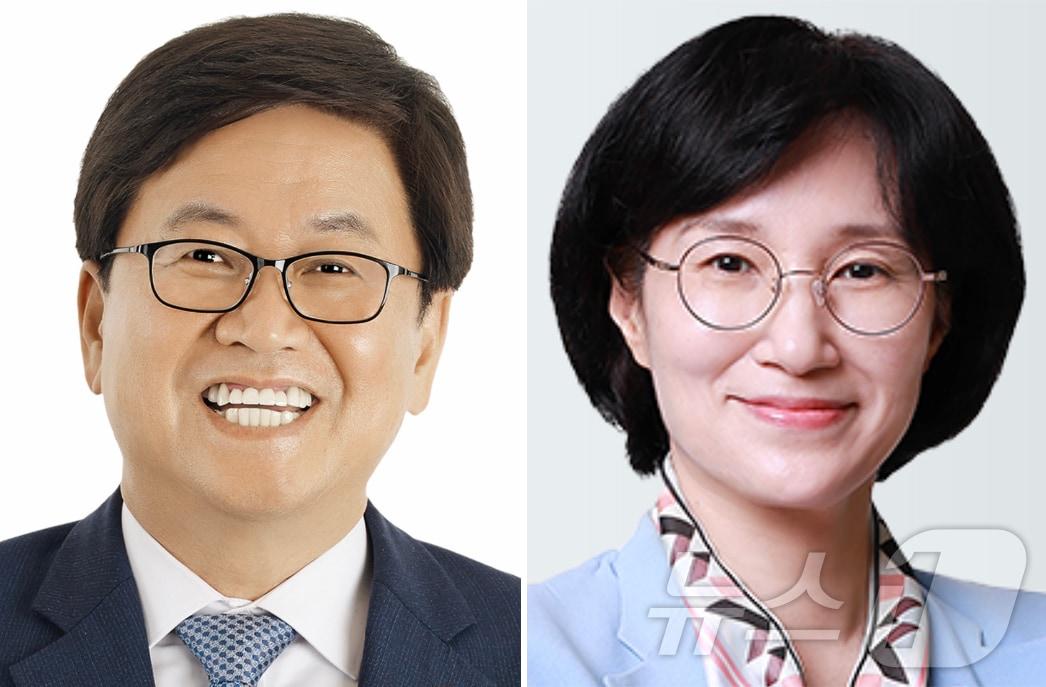 본문 이미지 - 이재명 대통령은 13일 교육부 장관 후보자에 최교진 세종특별자치시 교육감&#40;왼쪽&#41;을 여성가족부 장관 후보자에 원민경 변호사를 각각 지명했다고 강훈식 비서실장이 밝혔다. &#40;대통령실 제공. 재판매 및 DB 금지&#41; 2025.8.13/뉴스1 ⓒ News1 이재명 기자