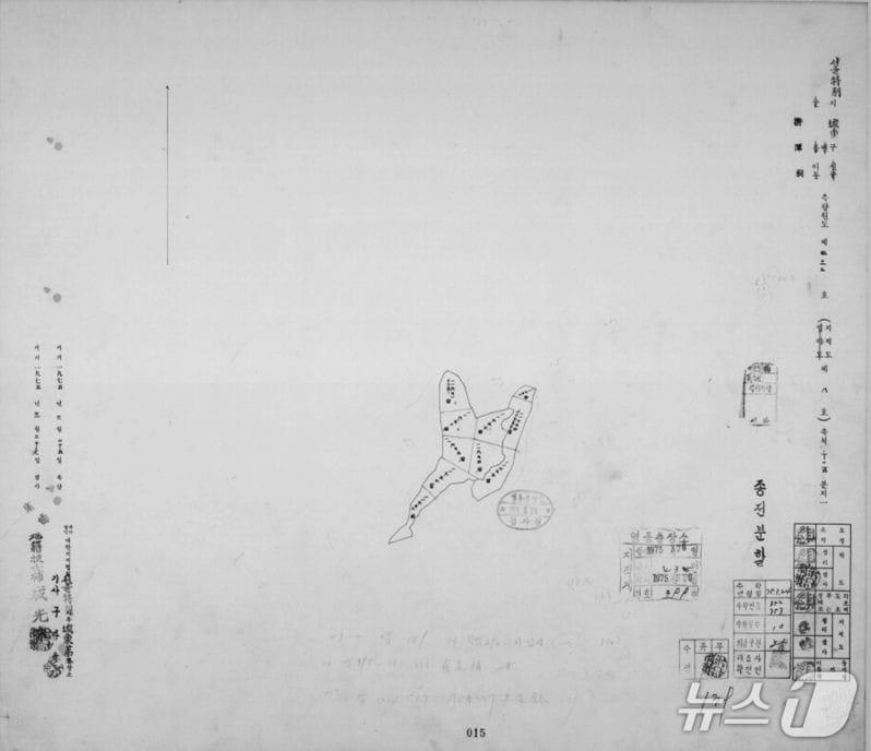 본문 이미지 - 측량 결과도(서울시 제공)