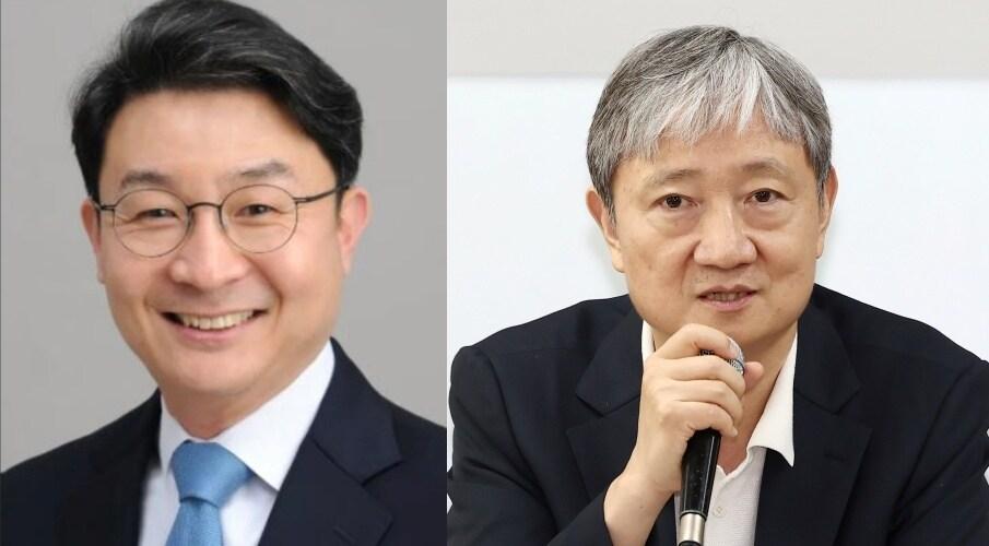 본문 이미지 - 이억원 금융위원장 후보&#40;왼쪽&#41;와 이찬진 금융감독원장.