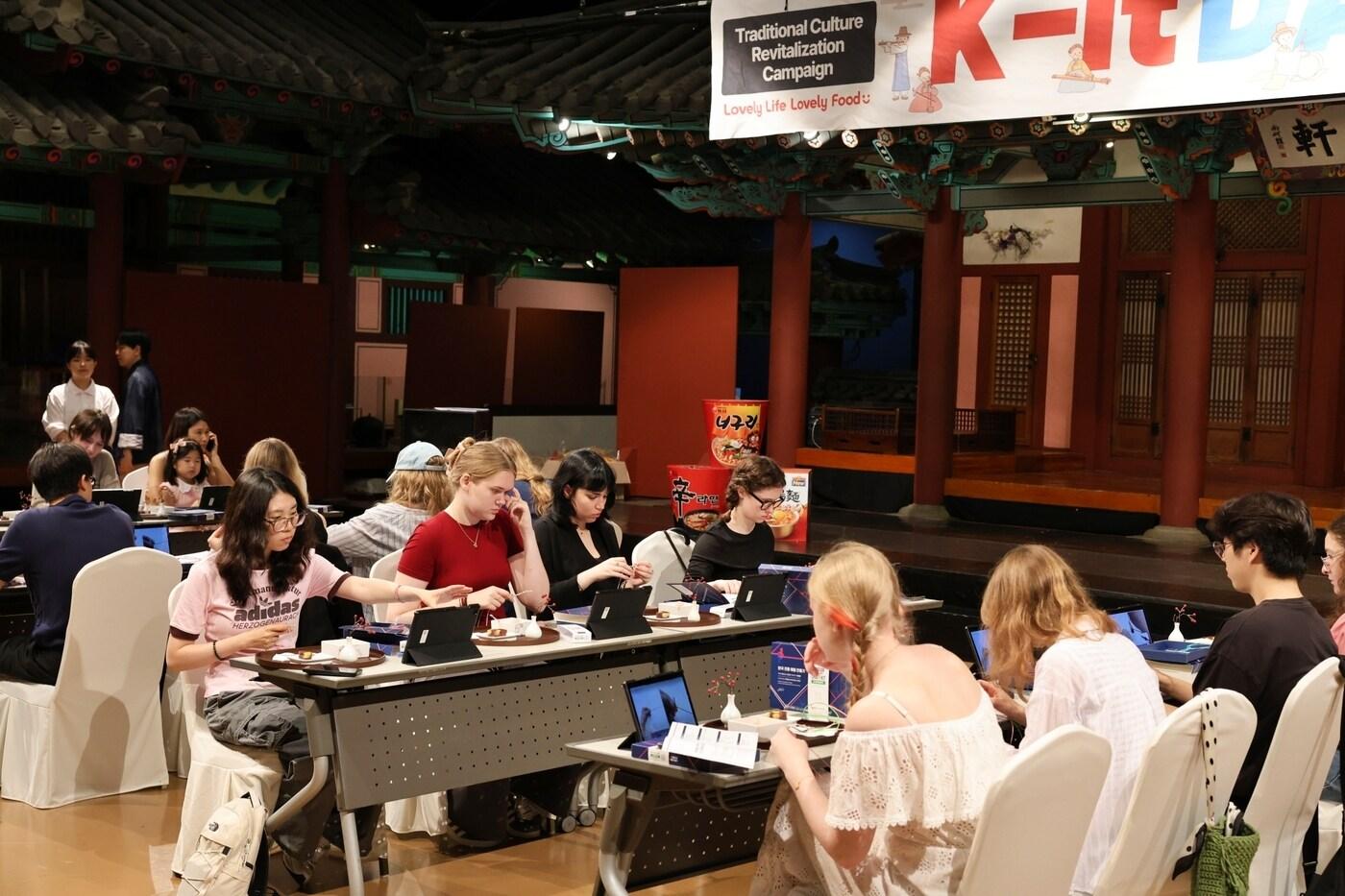 농심 외국인유학생 케잇데이 현장 사진.(농심 제공)