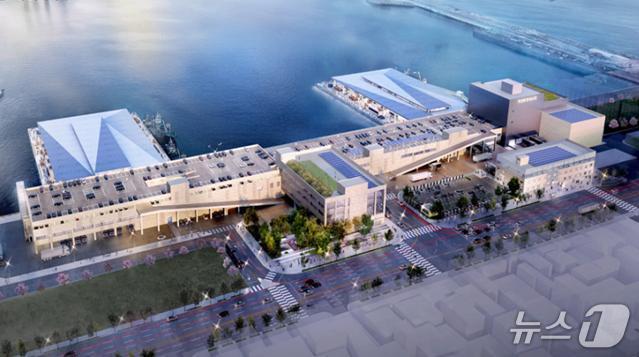 본문 이미지 - HJ중공업 기술제안 조감도.(부산시 제공. 재판매 및 DB금지)