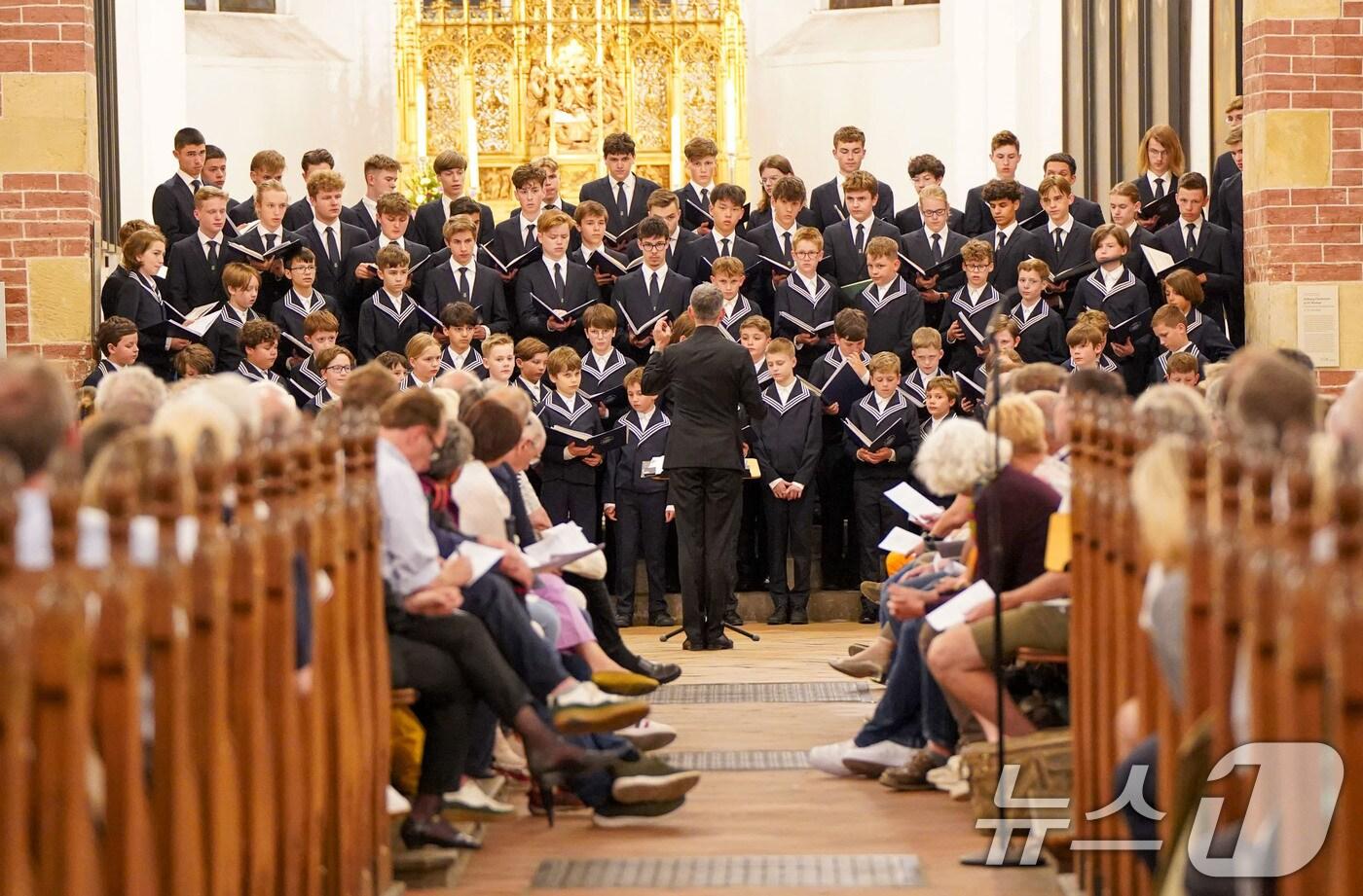 독일 라이프치히 &#39;성 토마스 합창단&#39;.&#40;광주시 제공. 재판매 및 DB 금지&#41; 