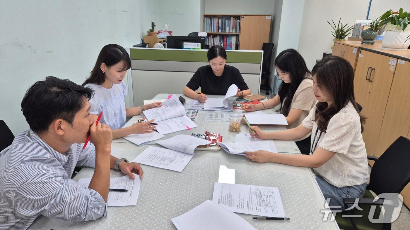 강릉시, 2025년 교육발전특구 성과관리 중간 점검.&#40;강릉시 제공, 재판매 및 DB 금지&#41; 2025.8.14/뉴스1