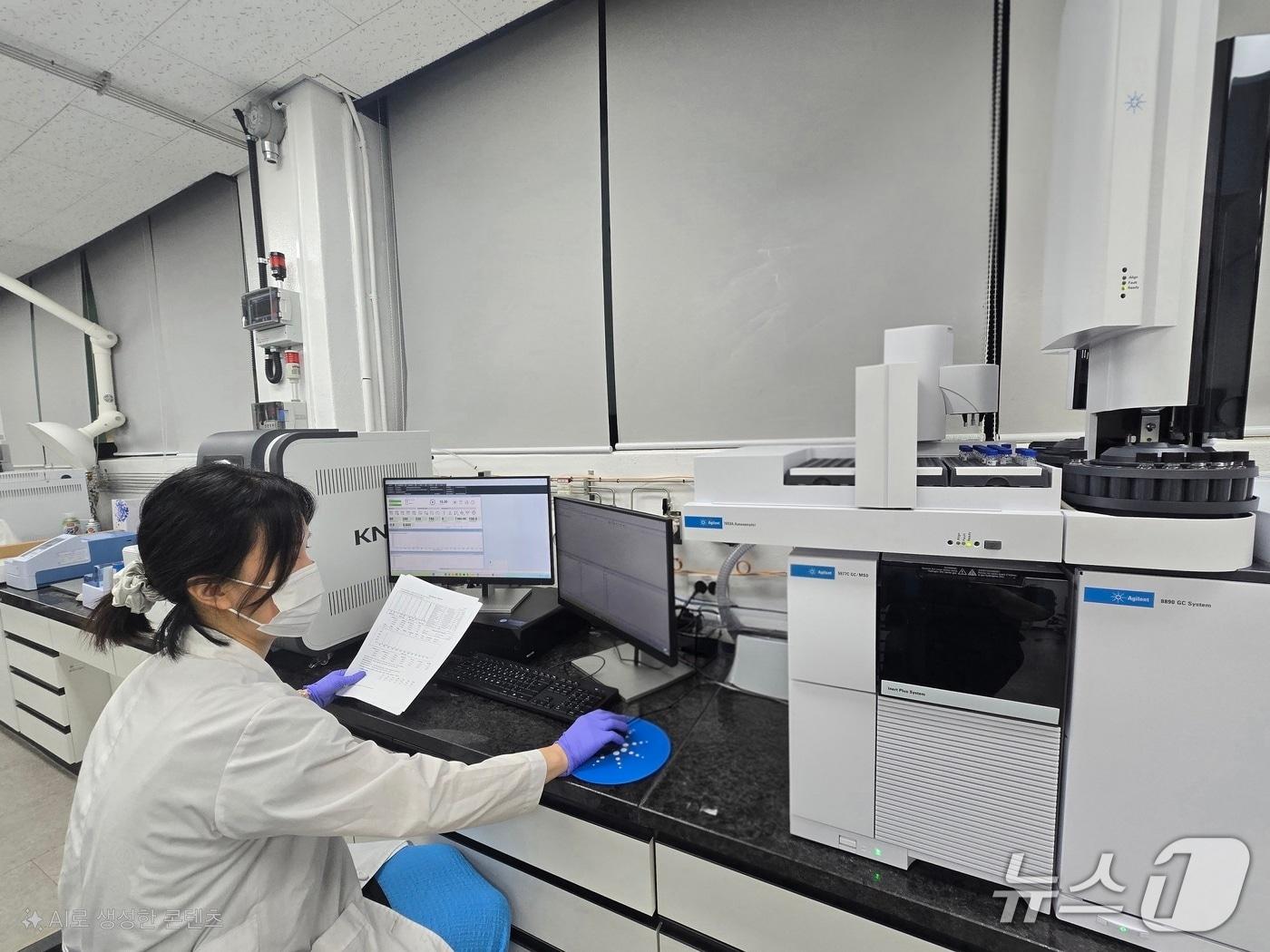 본문 이미지 - 대전시 상수도사업본부 수질연구소 모습.(대전시 제공, 재판매 및 DB금지)/뉴스1