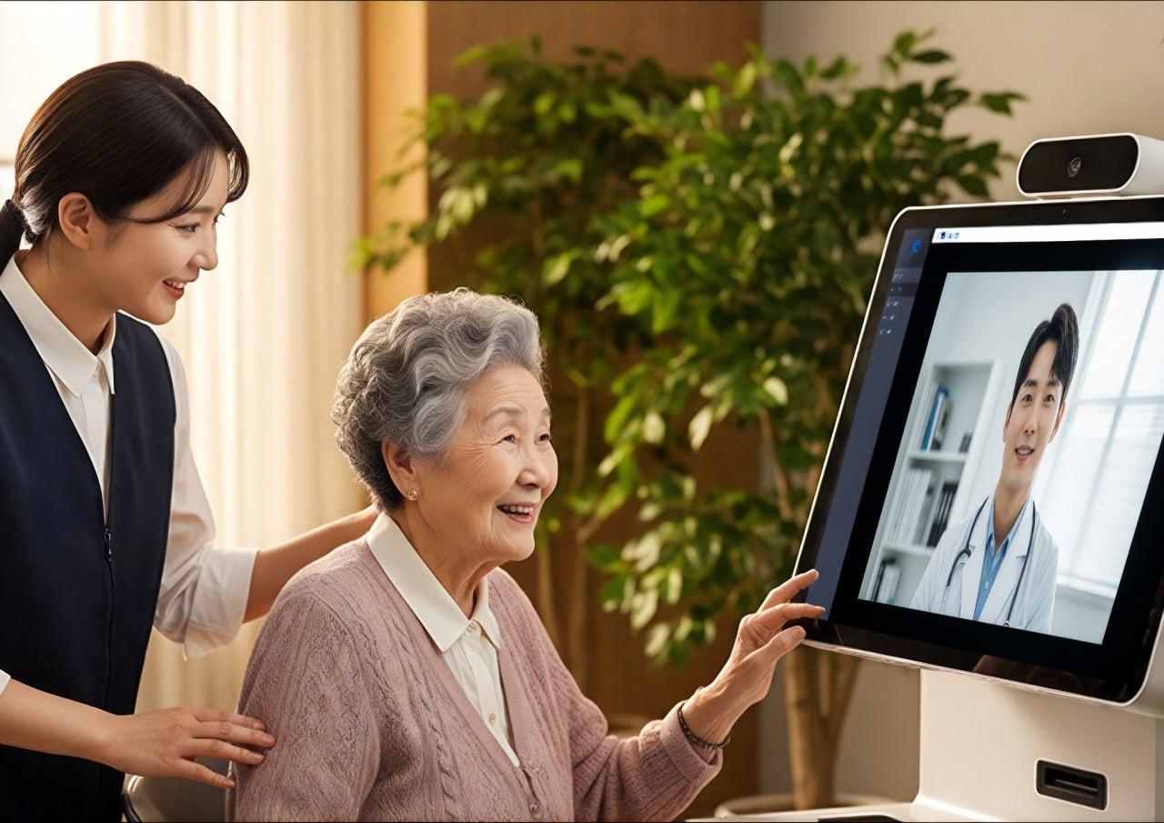 본문 이미지 - 비대면 AI 의료서비스.(대우건설 제공)