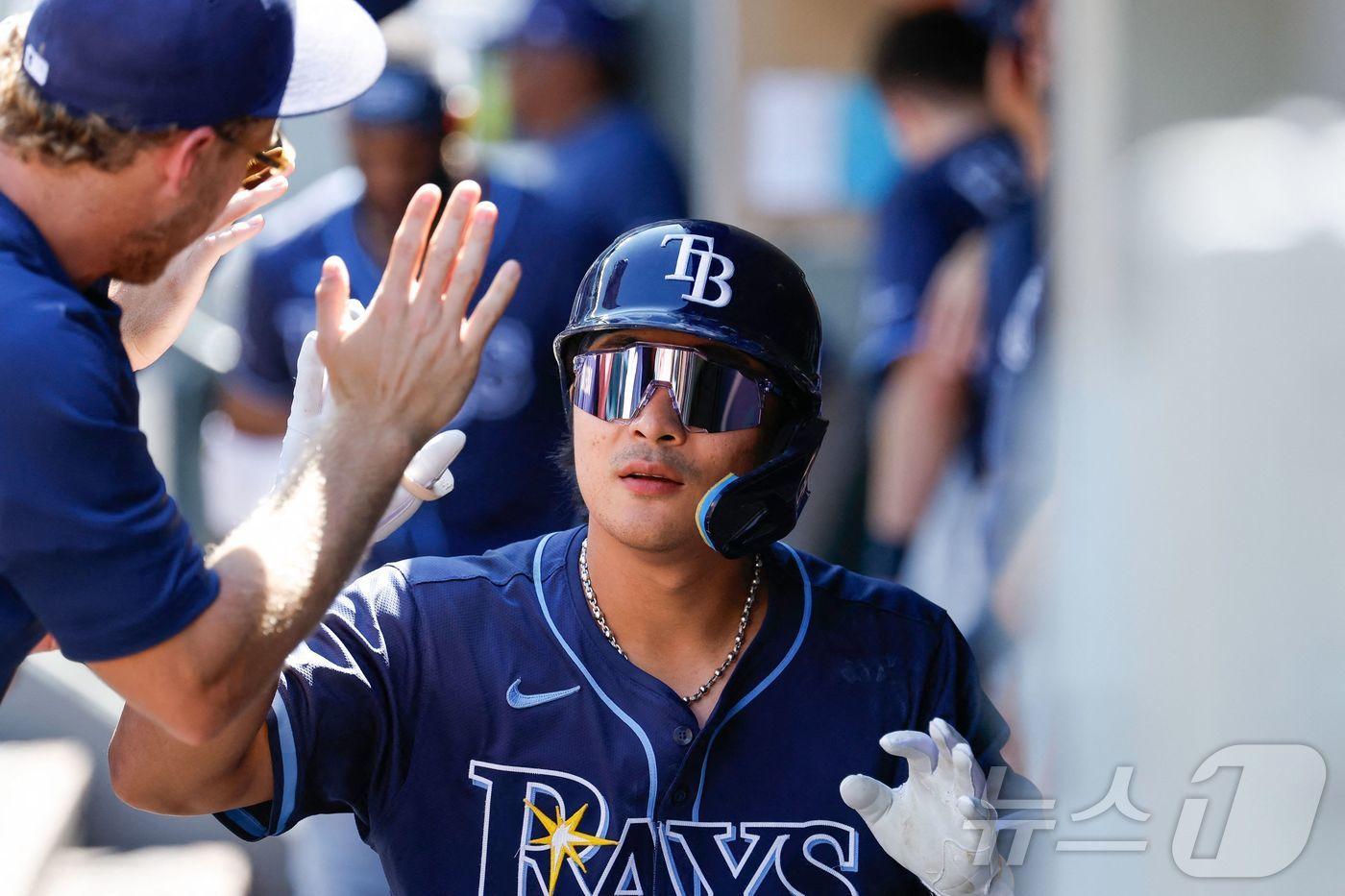 MLB 탬파베이 김하성. ⓒ AFP=뉴스1