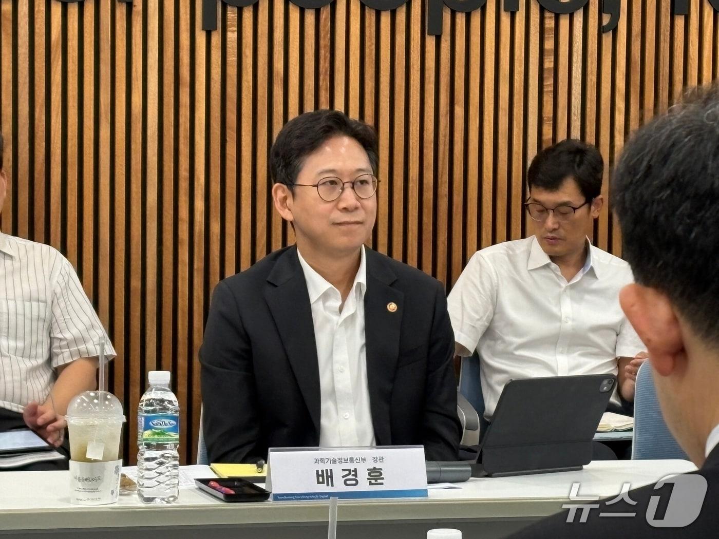 본문 이미지 - 배경훈 과기정통부 장관 2025.08.14/뉴스1 ⓒNews1 김정현 기자