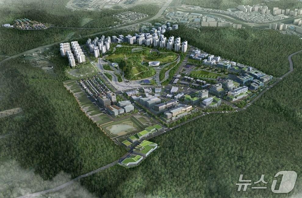 본문 이미지 - 박달스마트시티 조성사업 조감도.(안양시 제공. 재판매 및 DB금지)/뉴스1