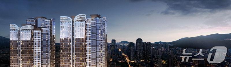 본문 이미지 - 서면 &#39;써밋 더뉴&#39; 조감도 &#40;대우건설 제공&#41; 뉴스1 ⓒ News1