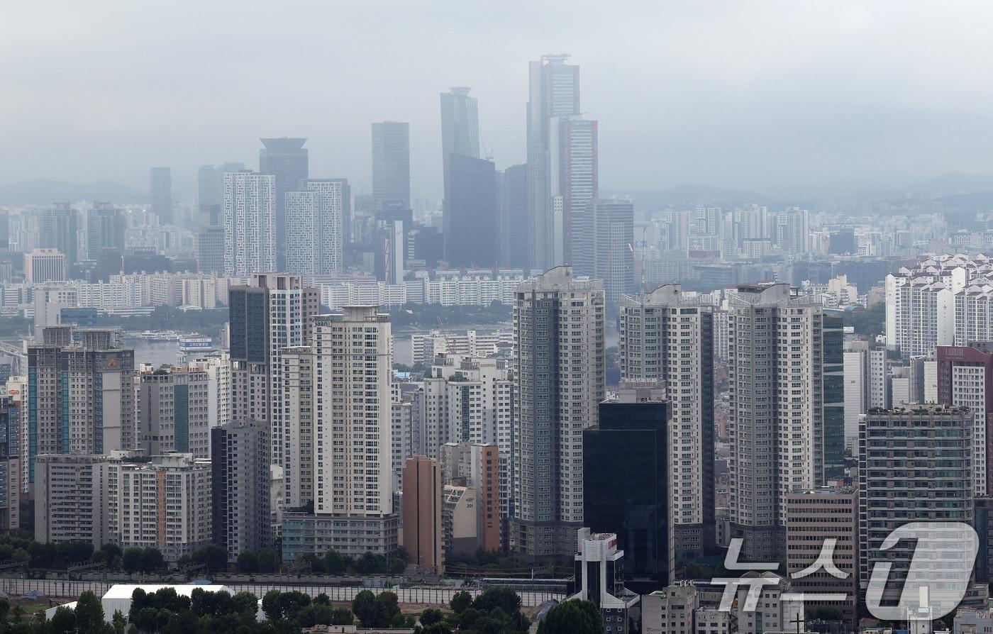 서울 남산에서 바라본 아파트 단지.(자료사진) ⓒ News1 김성진 기자