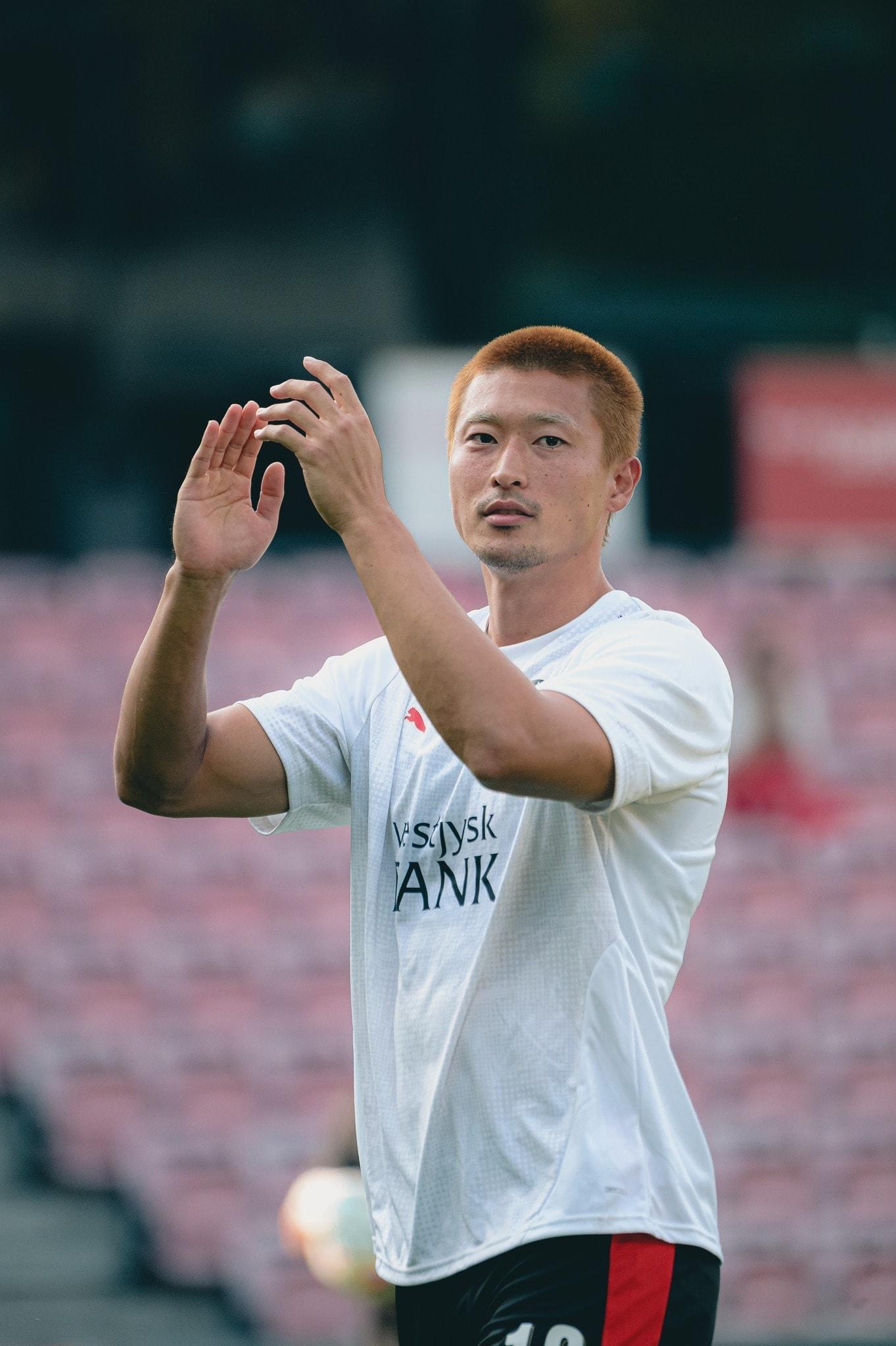 본문 이미지 - 1년 3개월 만에 출전 명단에 포함된 미트윌란 조규성. (미트윌란 페이스북 캡처)