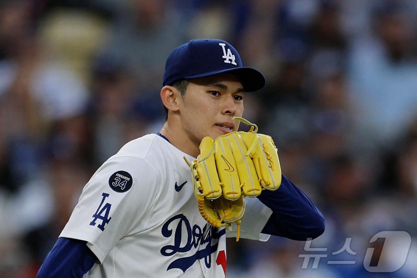 LA 다저스 일본인 투수 사사키 코리. ⓒ AFP=뉴스1