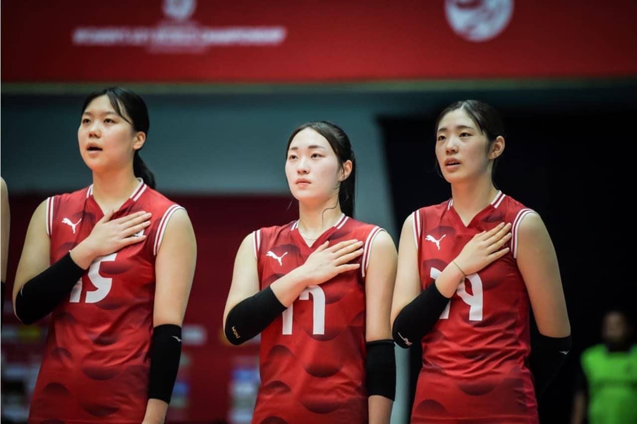 본문 이미지 - 21세 이하 여자 배구 대표팀. (FIVB 제공)