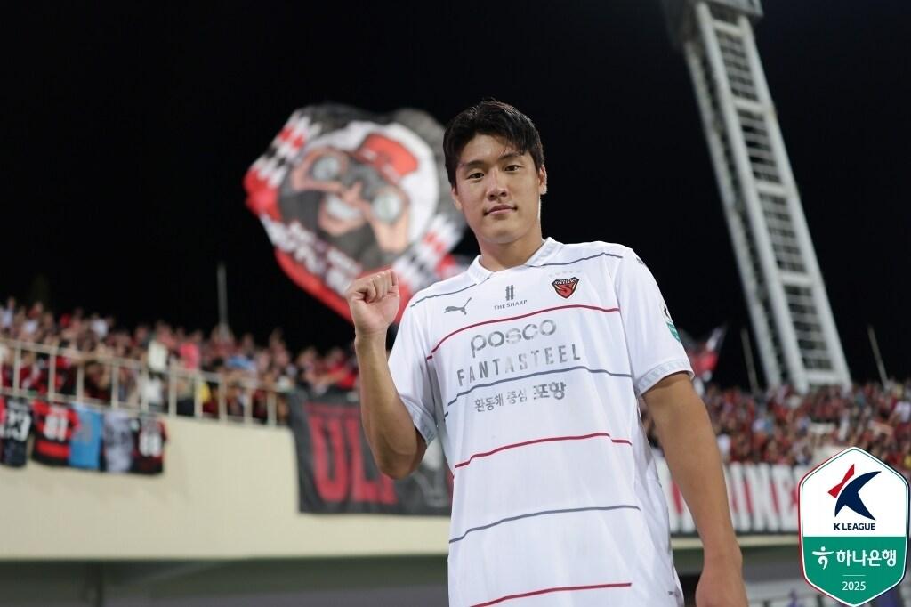 본문 이미지 - 포항 스틸러스 이호재. (한국프로축구연맹 제공)