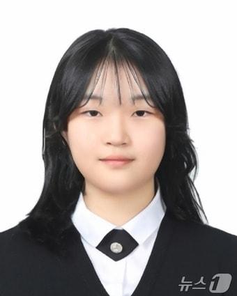 본문 이미지 - 청소년 국가대표로 선발된 청주중앙여자고등학교 1학년 김나율.(충북교육청 제공. 재판매 및 DB금지)/뉴스1