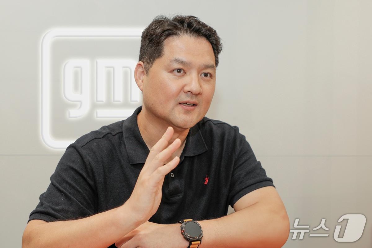 본문 이미지 - 김형민 지엠테크니컬센터코리아 부장이 13일 서울 중구 서울파이낸스센터에서 진행한 뉴스1과의 인터뷰에서 발언하는 모습&#40;GM 한국사업장 제공&#41; 2025.8.18/뉴스1