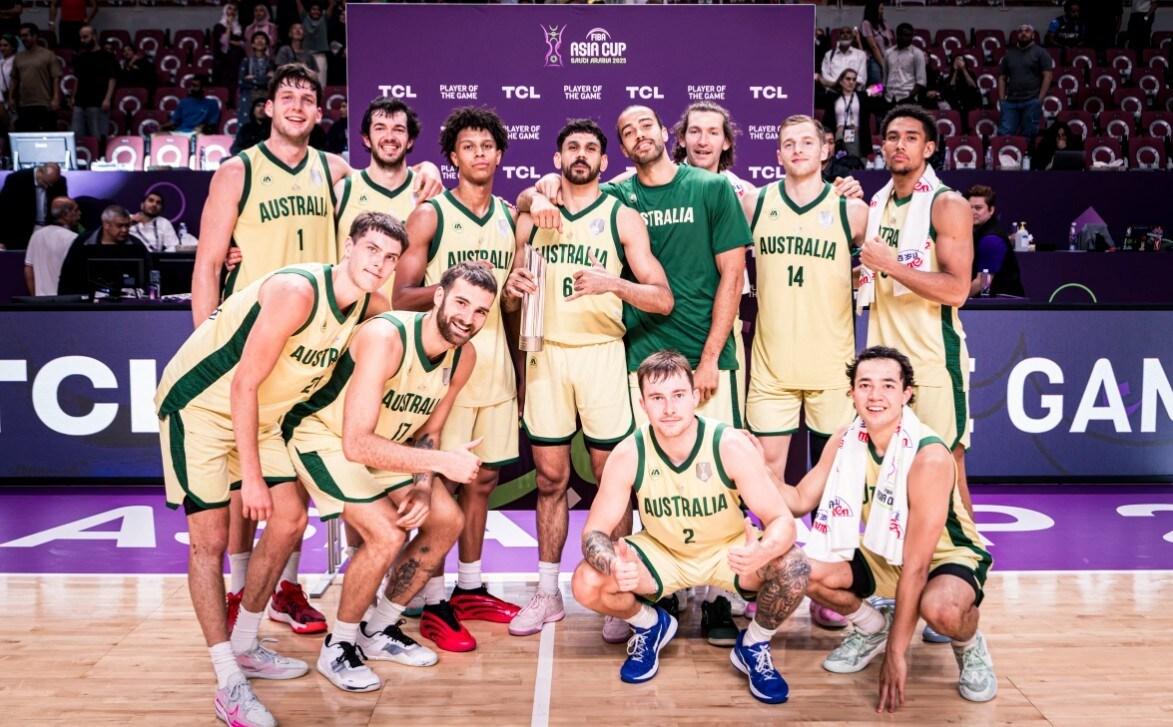 본문 이미지 - 호주 남자 농구대표팀.&#40;FIBA 제공&#41;