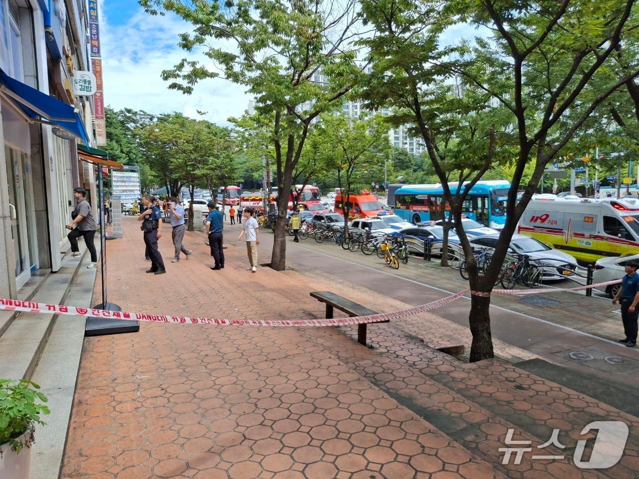 본문 이미지 - 사고 현장. &#40;경기도소방재난본부 제공. 재판매 및 DB 금지&#41;