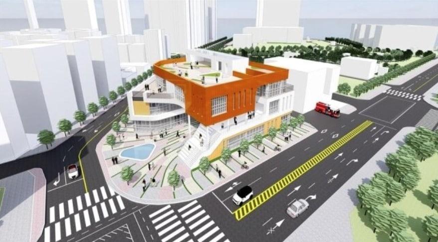 본문 이미지 - 통일부의 국립북한인권센터 설계 공모에서 최우수 당선작에 선정된 종합건축사무소 아키미르의 설계안.&#40;통일부 제공&#41;