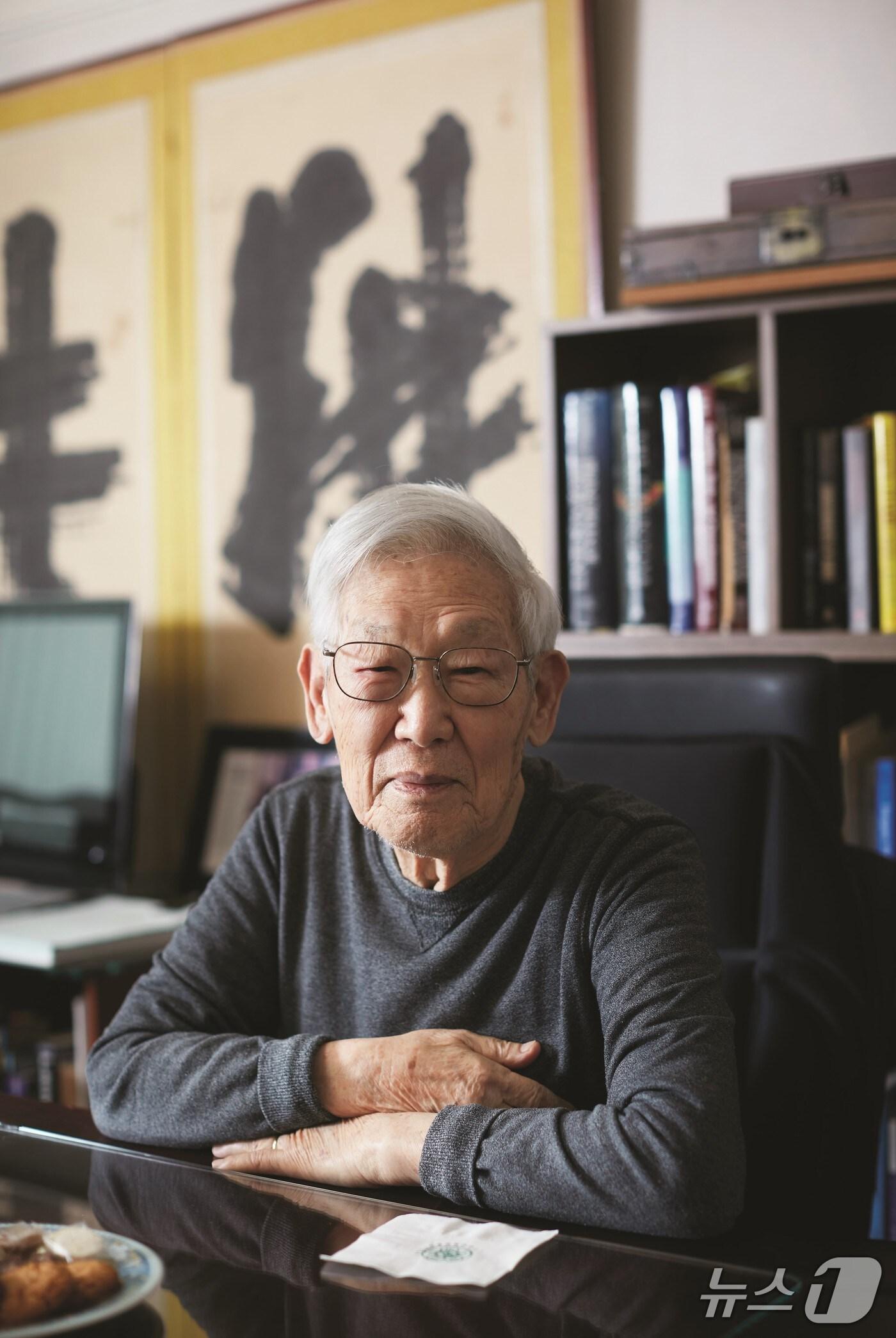 본문 이미지 - 신학계 원로인 한태동 연세대 명예교수(세브란스병원 제공)