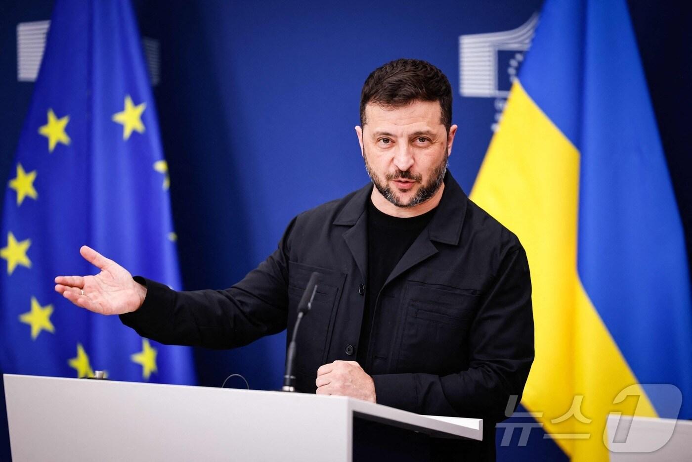 볼로디미르 젤렌스키 우크라이나 대통령 ⓒ AFP=뉴스1