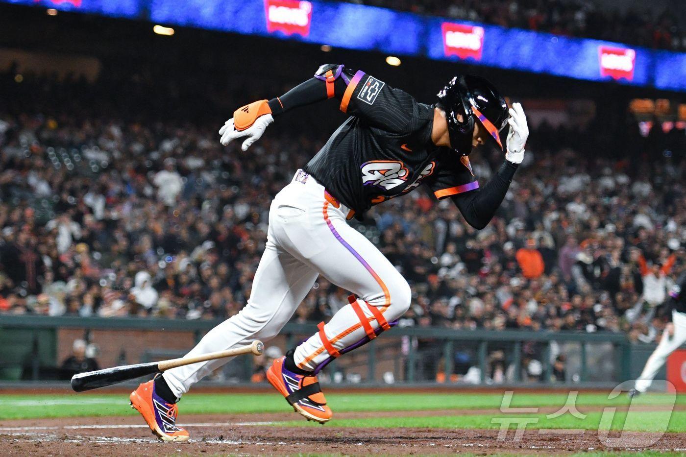 이정후&#40;27·샌프란시스코 자이언츠&#41;. ⓒ AFP=뉴스1