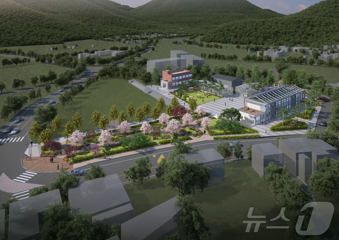 완도 농촌 치유산업 거점 센터 조감도&#40;완도군 제공. 재판매 및 DB금지&#41; /뉴스1 