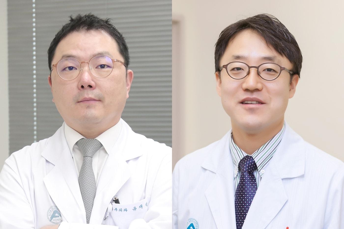 유재석 서울아산병원 심장혈관흉부외과·박덕우 심장내과 교수(서울아산병원 제공)