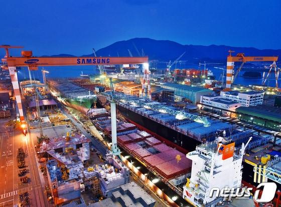 본문 이미지 - 삼성중공업 거제조선소&#40;삼성중공업 제공&#41;
