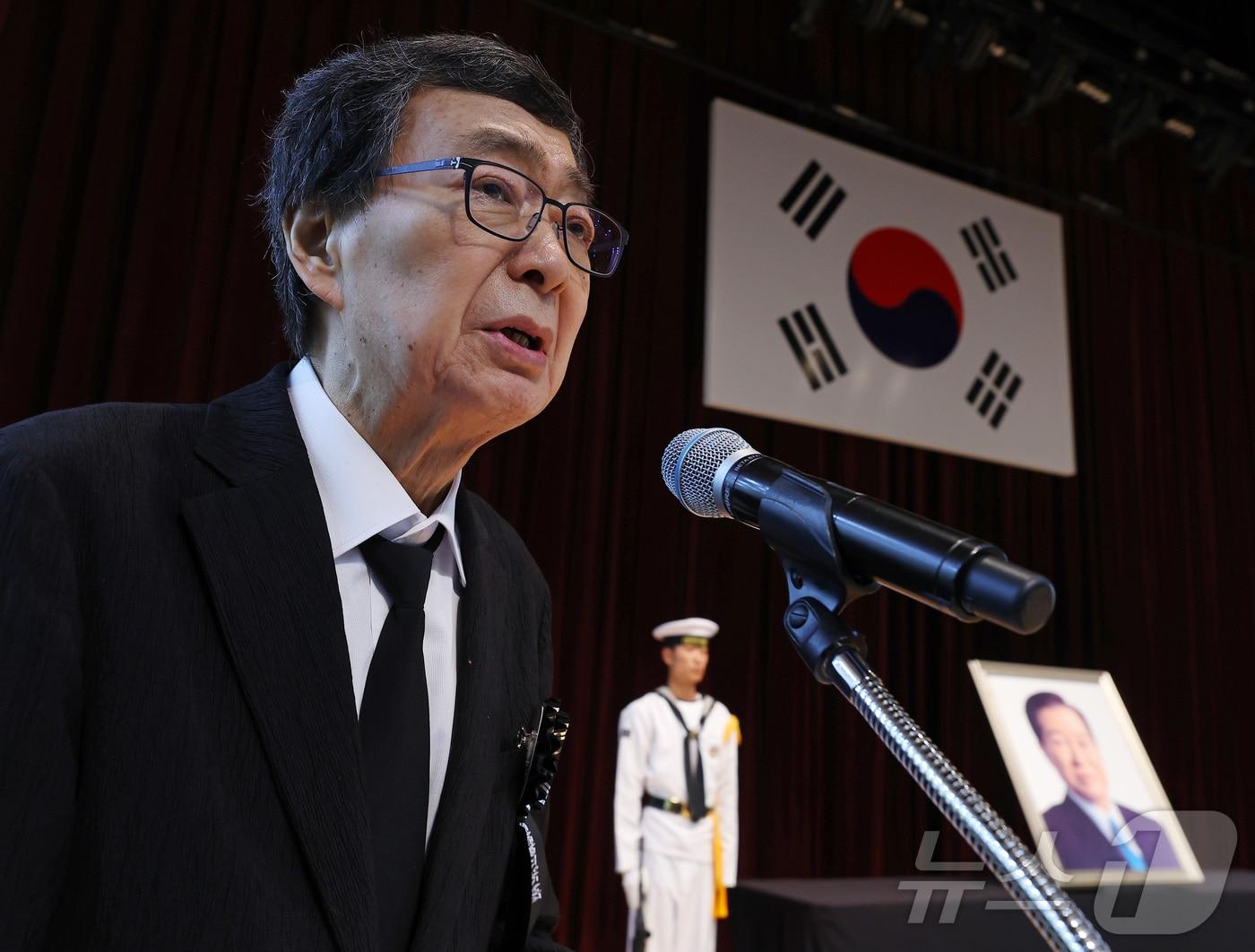 본문 이미지 - 김홍업 김대중평화센터 이사장 &#40;공동취재&#41; 2025.8.18/뉴스1 ⓒ News1 박정호 기자