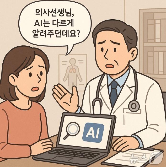 본문 이미지 - “AI는 다르게 알려주던데요?”…AI 의료 정보 증가, 의사-환자 불신 이미지(온병원 제공. 재판매 및 DB금지)