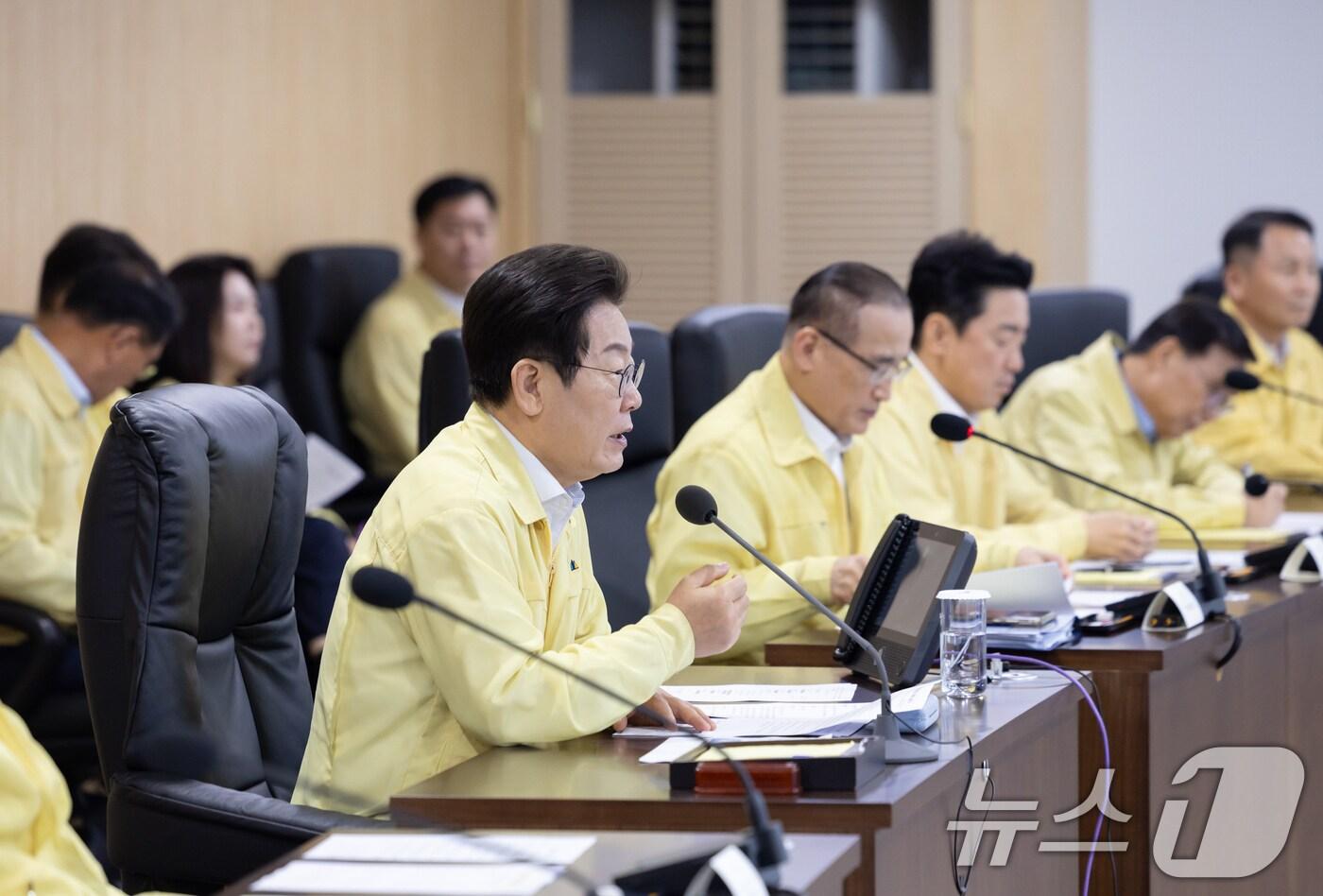 이재명 대통령이 18일 서울 용산 대통령실 청사에서 열린 제1회 을지국무회의에서 발언하고 있다. (대통령실 제공. 재판매 및 DB 금지) 2025.8.18/뉴스1 ⓒ News1 허경 기자