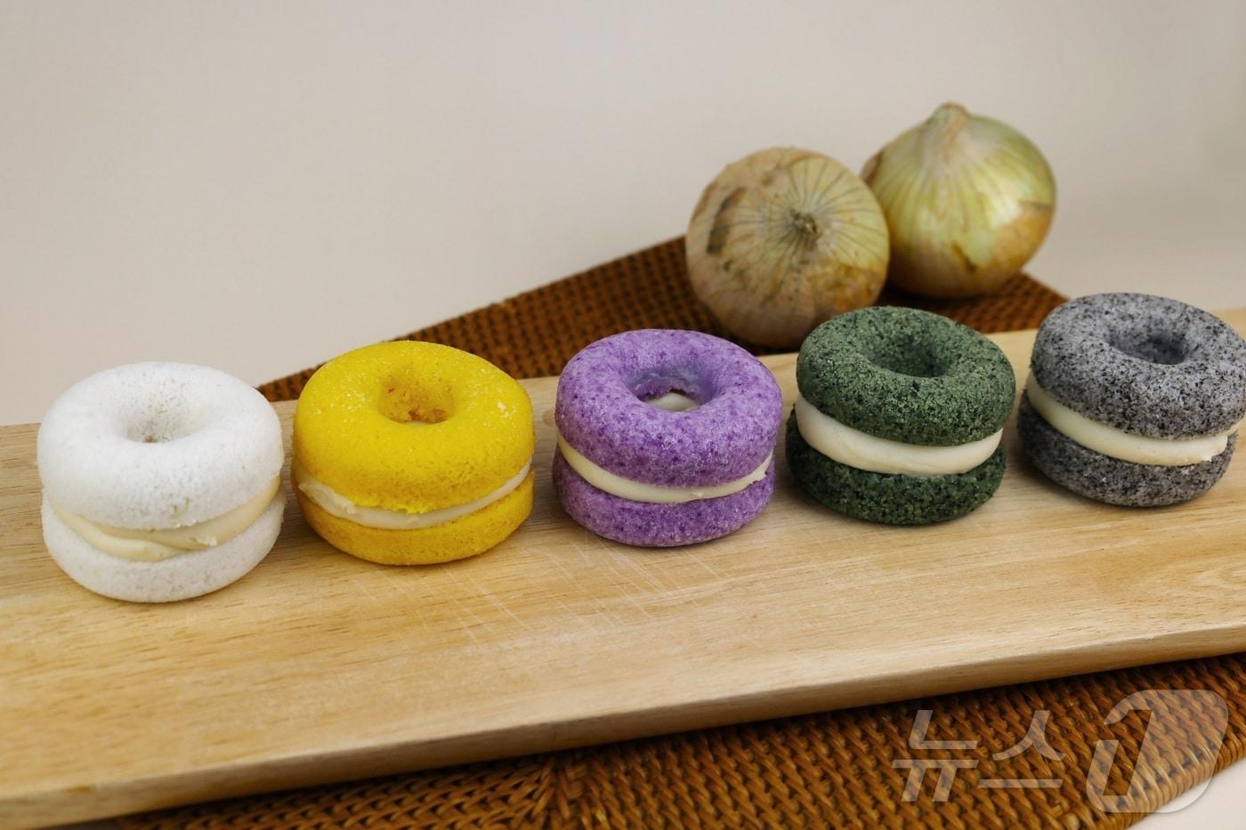 무안 양파 떡 &#40;무안군 제공. 재판매 및 DB금지&#41; /뉴스1 