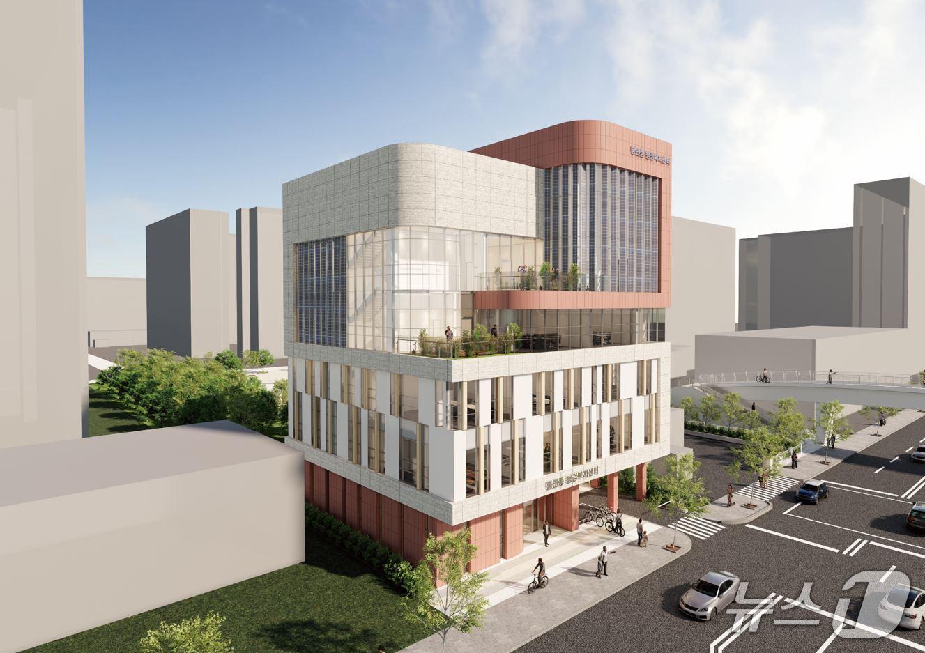 본문 이미지 - 경기 안양시 동안구 평안동 행정복지센터 신청사 조감도.(안양시 제공. 재판매 및 DB금지)/뉴스1