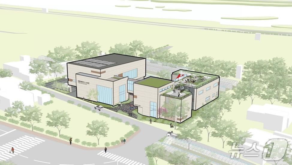 본문 이미지 - 강원도노인회관 조감도.(강원도 제공. 재판매 및 DB금지)/뉴스1