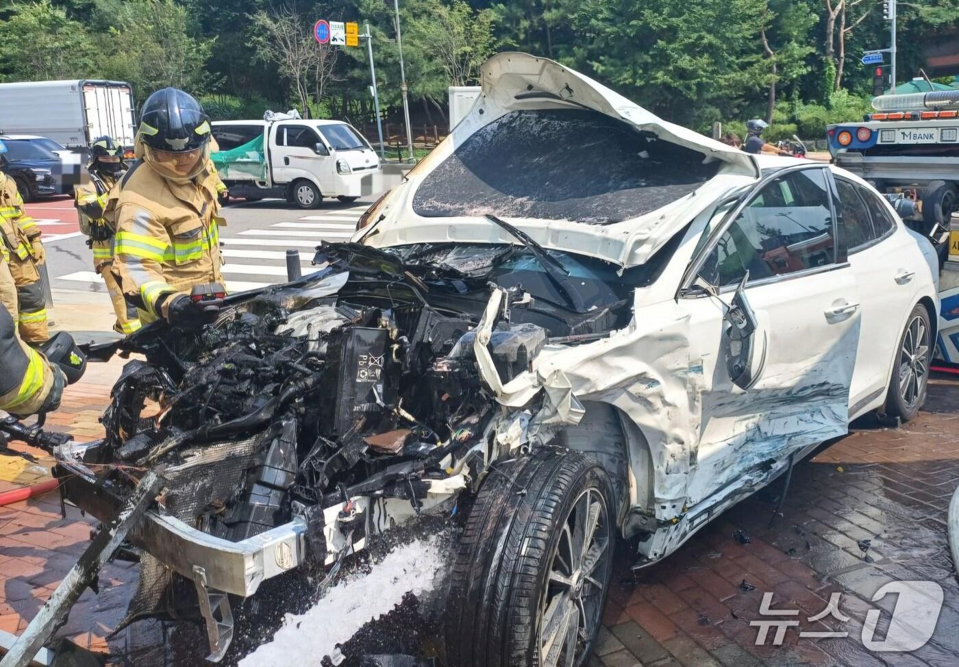 사고 현장. &#40;경기도소방재난본부 제공. 재판매 및 DB 금지&#41; 2025.8.18/뉴스1