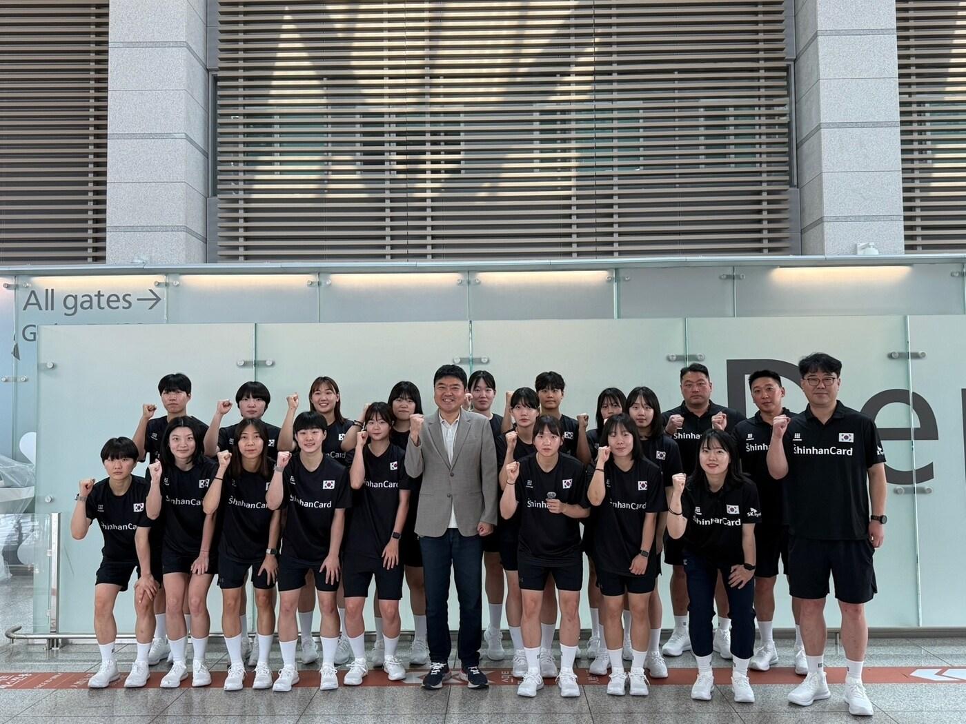 본문 이미지 -  한국 여자핸드볼 대표팀(대한핸드볼협회 제공)