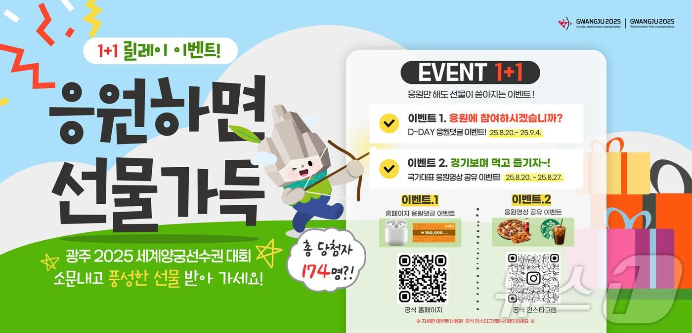 광주 2025세계양궁 선수권대회 이벤트.(광주시 제공. 재판매 및 DB 금지) 