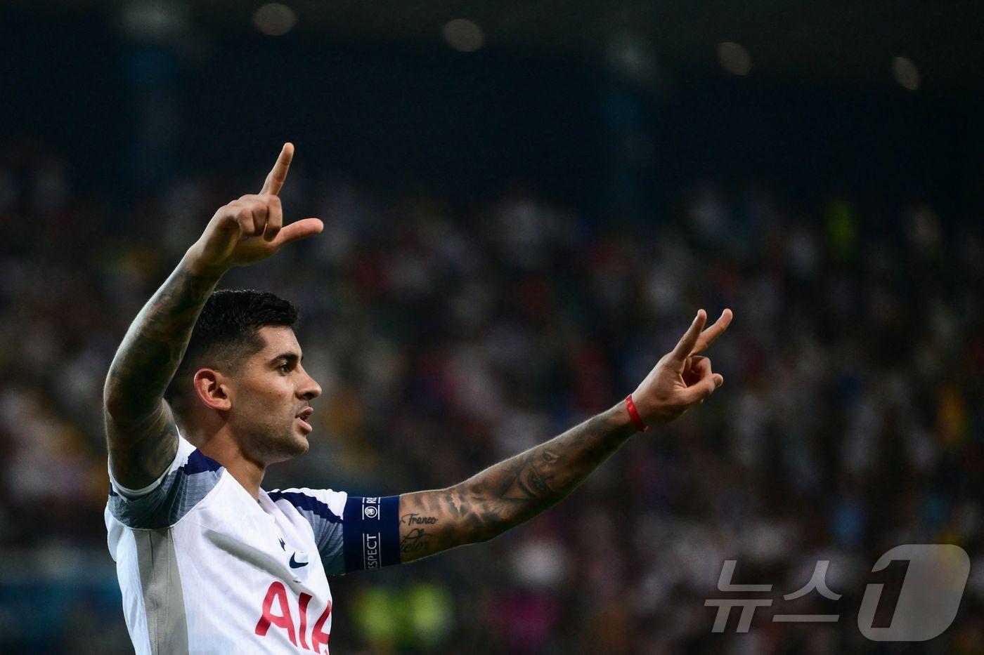 토트넘과 계약을 연장한 크리스티안 로메로. ⓒ AFP=뉴스1