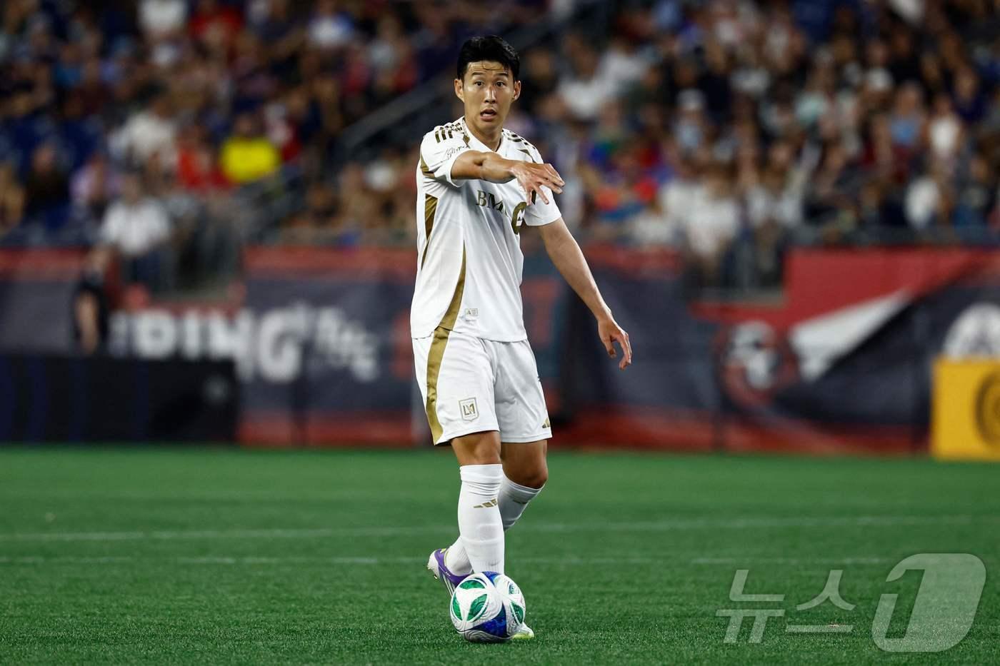 LA FC의 손흥민.  ⓒ AFP=뉴스1