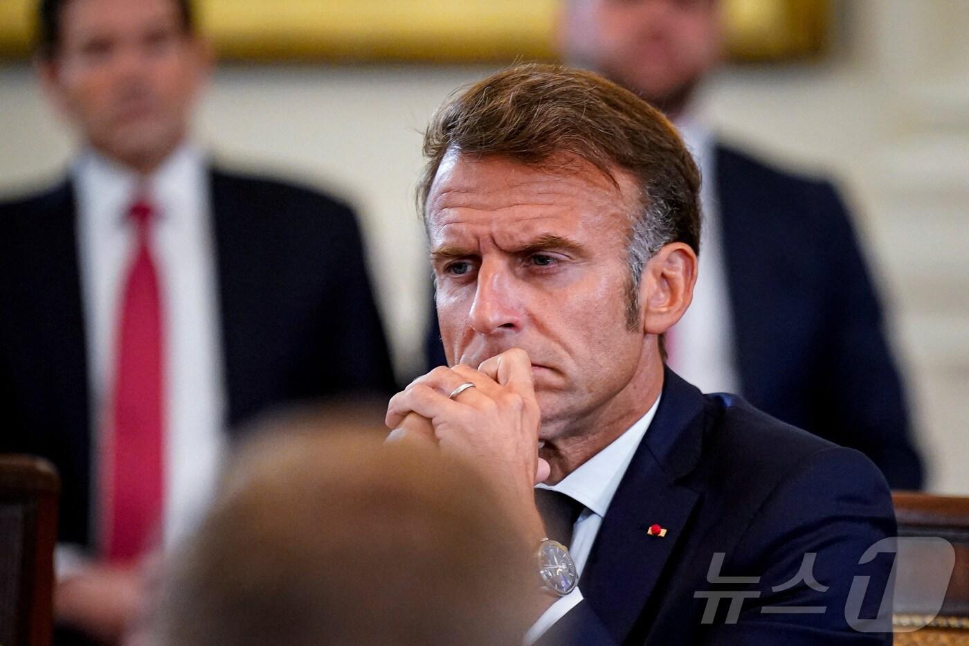  프랑스의 에마뉘엘 마크롱 대통령. ⓒ 로이터=뉴스1 ⓒ News1 권영미 기자