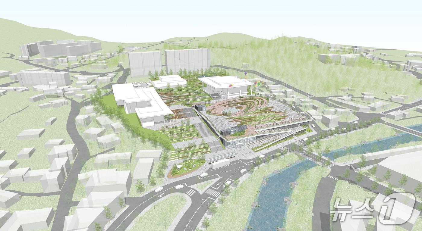 19일 전북 진안군이 ‘학천지구 복합문화광장’건립사업 설계 공모에서 ㈜종합건축사사무소 창의 작품을 확정했다.(진안군제공. 재판매 및 DB금지)2025.8.19/뉴스1