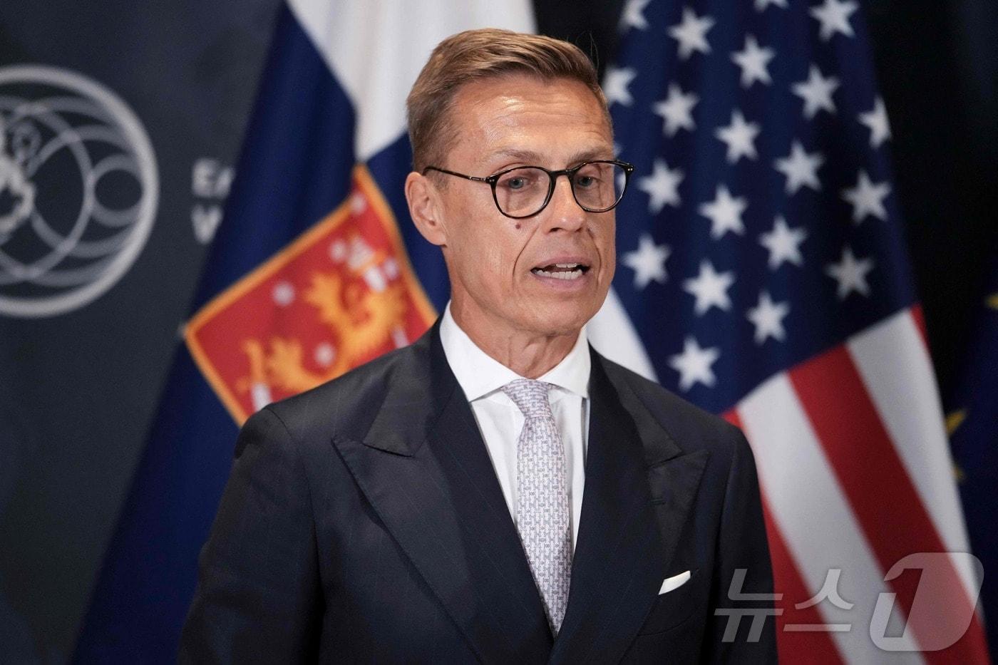 알렉산데르 스투브 핀란드 대통령. 2025.08.18. ⓒ AFP=뉴스1 ⓒ News1 권영미 기자