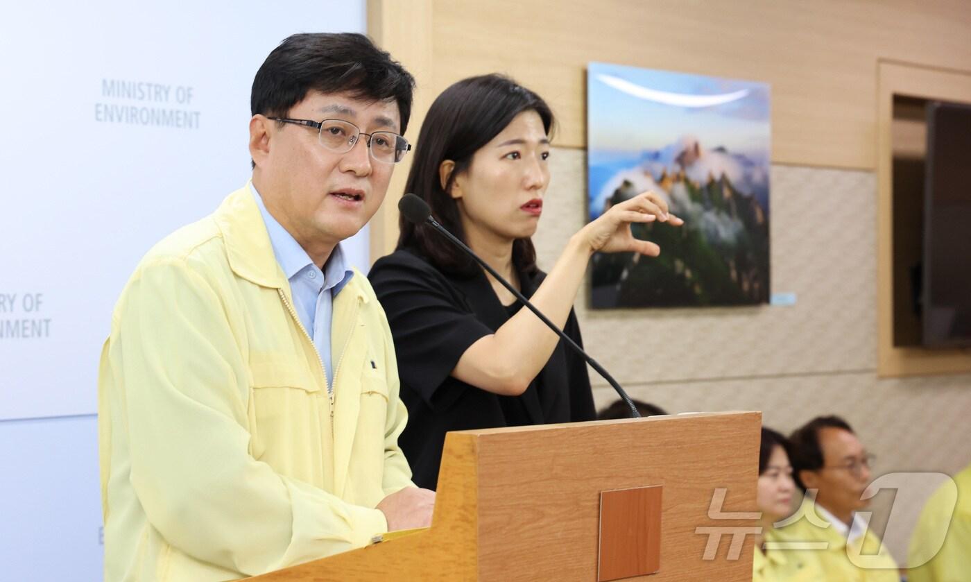 김성환 환경부 장관 ⓒ News1 김기남 기자